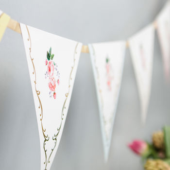 Afternoon Tea Floral Bunting, 2 of 3