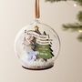 Festive Rabbit Personalised First Christmas Bauble, thumbnail 4 of 4