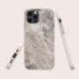 Grey Marble Eco Friendly, Biodegradable Phone Case, thumbnail 1 of 8