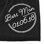 Groomsmen Name, Date And Title Wedding Boxer Briefs, thumbnail 8 of 9