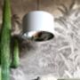 Silver Lemur Lampshades In Cloud Grey Cotton, thumbnail 2 of 10