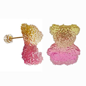 Gummy Bear Crystal Sugar Studs Earrings, 5 of 6
