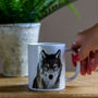 'My Spirit Animal Is A Wolf' Original Art Mug, thumbnail 4 of 4