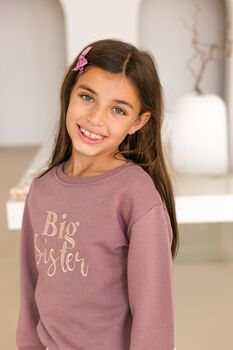 Embroidered Big/Little Sibling Jumpers Brother And Sister Available, 7 of 10