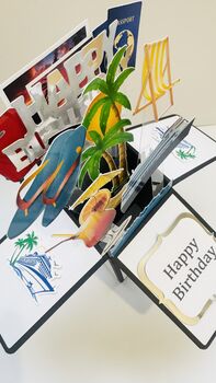 Personalisable Cruise Themed 3D Greeting/Gift Card, 6 of 7