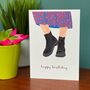 Cool Boots Birthday Card, thumbnail 1 of 2