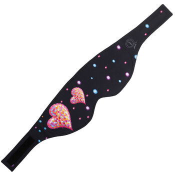 Jimmy C Hearts In Space Print Soft And Breathable Tencel Sleep Mask, 5 of 5