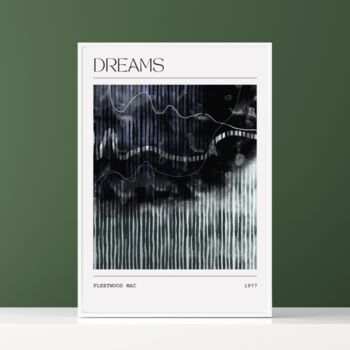 Fleetwood Mac Dreams Abstract Song Art Painting, 2 of 4