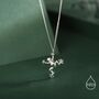 Sterling Silver Tiny Frog Pendant Necklace, thumbnail 1 of 12