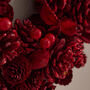 Luxury Red Winter Wreath, thumbnail 4 of 5