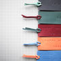 Personalised Italian Leather Bookmark, thumbnail 4 of 10