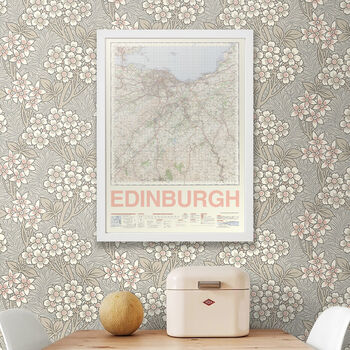 Personalised Edinburgh Map Print Edinburgh Gift, 6 of 9