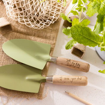 Personalised Father's Day Handwriting Gardening Trowel, 3 of 5