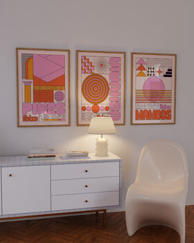 Pikes Ibiza Club Print | Poster | Wall Art | Geometric | Dj | Clubbing | Patterned | Bauhaus | Print | House Music, 9 of 9