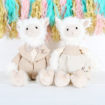 Cuddly Personalised Llama Soft Toy, 5 of 8