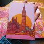 London A6 Illustrated Postcard Trio, thumbnail 2 of 7