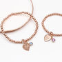 18ct Rose Gold Plated Personalised Birthstone Bracelet, thumbnail 2 of 7