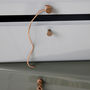 Metal Storage Trunk With Leather Detail, thumbnail 7 of 8
