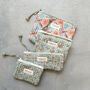 Floribunda Zip Pouch, Duck Egg, thumbnail 2 of 3