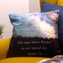 Romantic Gift Cushion With Personalised Constellation, thumbnail 1 of 2