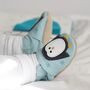 Dotty Fish Penguin Soft Leather Baby Shoes With Barefoot Soles, thumbnail 3 of 11