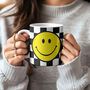 Checkmate Checkerboard Smiley Face Mugs Choice Of Six Colours, thumbnail 5 of 12