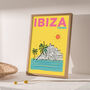 Personalised Ibiza Town Travel Print, thumbnail 1 of 6
