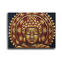 Set Of Four Gold Buddha Mandala Brocade Detail 30x40cm, thumbnail 1 of 4