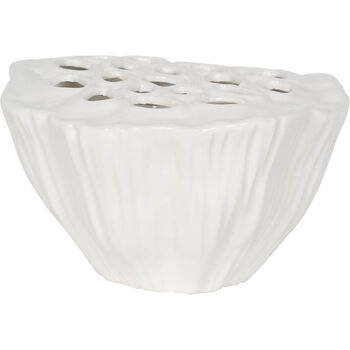 White Lotus Stem Hole Vase, 5 of 9