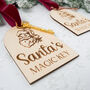 Personalised Santa's Magic Key Kids Christmas Tag, thumbnail 7 of 9