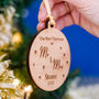 Newlywed's First Christmas Decoration Personalised, thumbnail 3 of 5