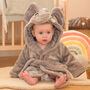 Personalised Elephant Dressing Gown Gift For Baby, thumbnail 3 of 10