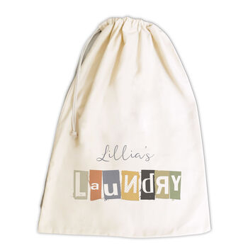 Xl Personalised Laundry Bag, 2 of 3