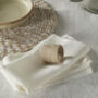 White Linen Table Runner, thumbnail 4 of 4