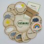 Set Of Educational Weather Wooden Discs, thumbnail 2 of 2