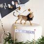 Personalised Cheetah Party Animal Cake Toppers, thumbnail 5 of 10