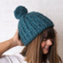 Melanie Pompom Hat Crochet Kit, thumbnail 2 of 7