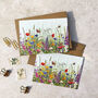Wildflower Meadow Landscape Garden Notecards, thumbnail 3 of 9