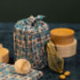 Fabric Gift Wrap Reusable Furoshiki Art Deco, thumbnail 9 of 10