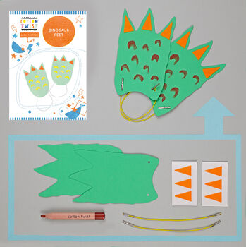 Make Your Own Dinosaur Feet Kit, 3 of 5