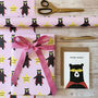You're Super, Daddy Bear Father's Day Wrapping Paper, thumbnail 2 of 10