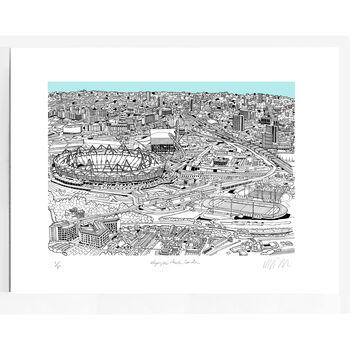 Olympic Park London, Limited Edition Screen Print, 2 of 6