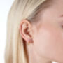 Sol Star Mini Studs In Gold Vermeil, thumbnail 2 of 2
