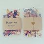 Pack Of 10 Confetti Envelopes With Real Petals, thumbnail 1 of 2
