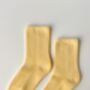 Lemon Water Cloud Socks, thumbnail 2 of 4