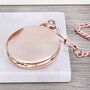 Personalised Pocket Watch Rose Gold, thumbnail 3 of 4