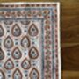 Dining Napkins, Indian Block Print, 18 Inches, thumbnail 4 of 8