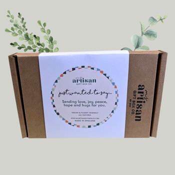 Bereavement Gift Sympathy Care Box For Man Unisex Blue, 6 of 6