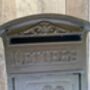 Wall Mounted Brown Metal Post Box Lockable Letter Box, thumbnail 6 of 9