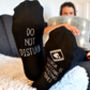 Do Not Disturb Watching Christmas Movies Socks, thumbnail 1 of 3